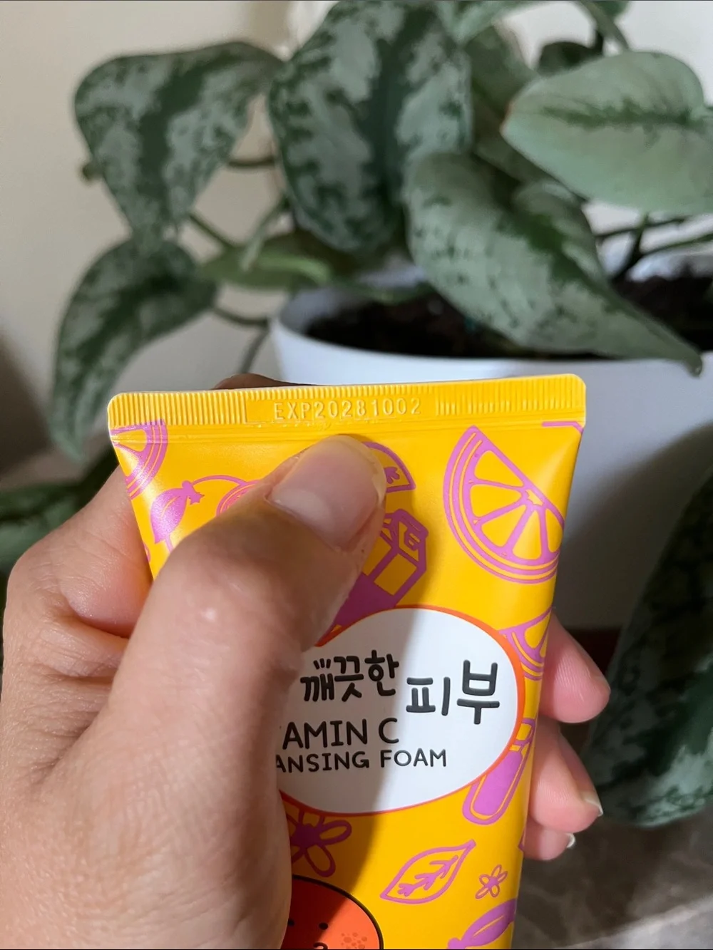 Korean Skin Care Vitamin C Cleansing Foam